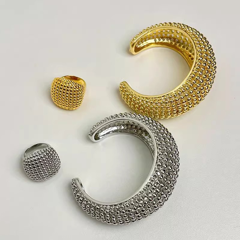 Minimalist Ring Stackable - Набор украшений: роскошный браслет-манжета с бусинами