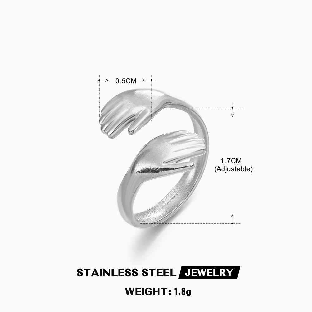 Minimalist Ring Stackable - Переплетенное кольцо для женщин, штабелируемые минималистичные