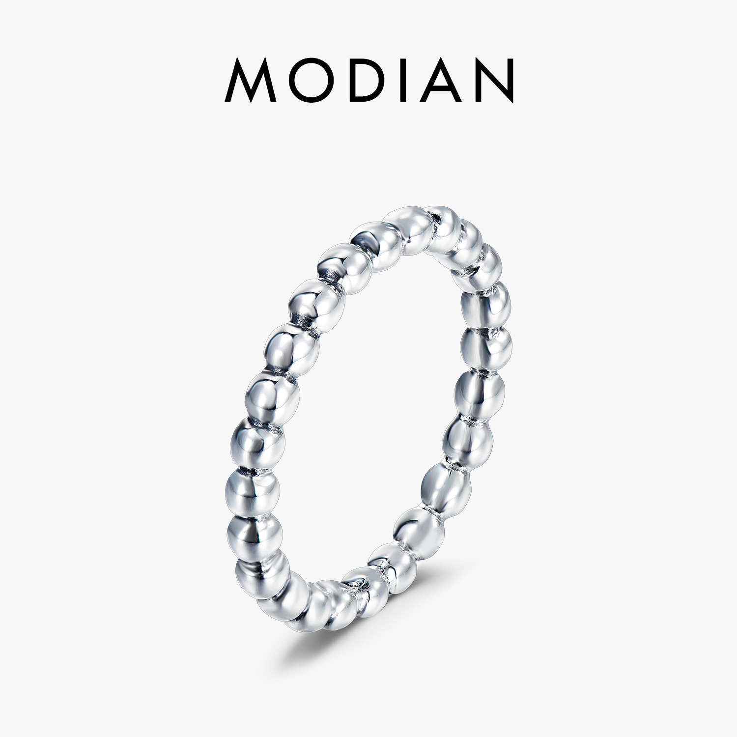 Minimalist Ring Stackable - Женское кольцо Modian в минималистическом стиле,
