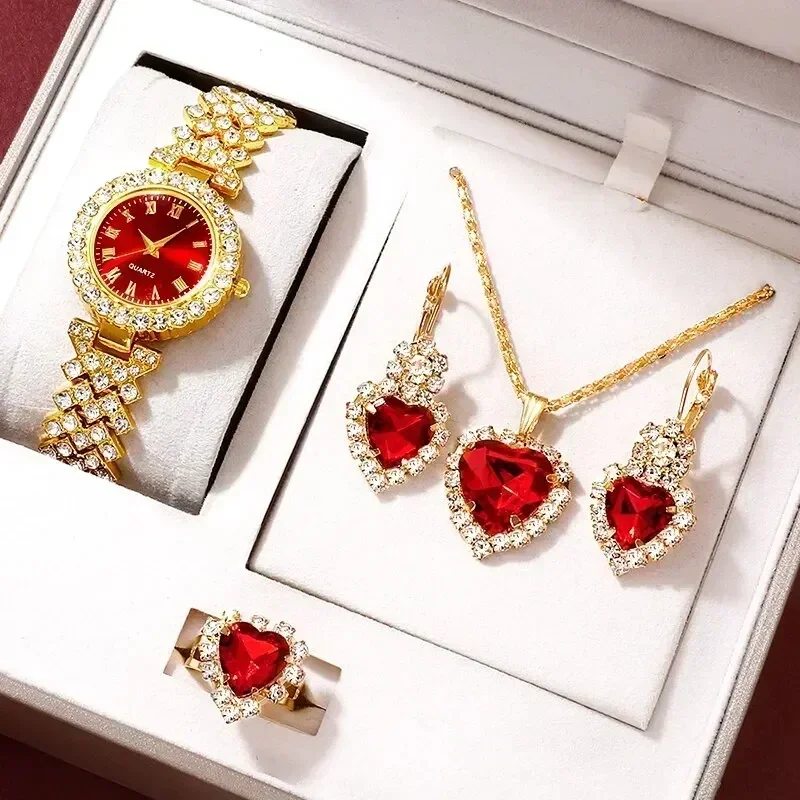 Jewelry Watches Luxury - Золотые роскошные часы для женщин, кольцо,