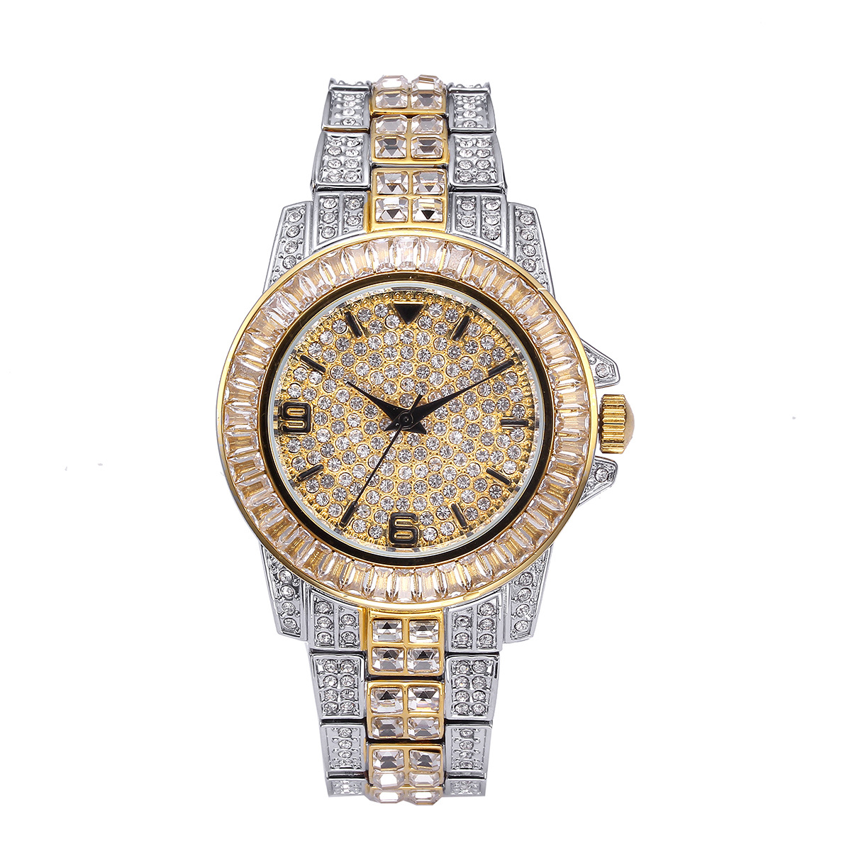 Jewelry Watches For Men - Элитные кварцевые часы с камнями для