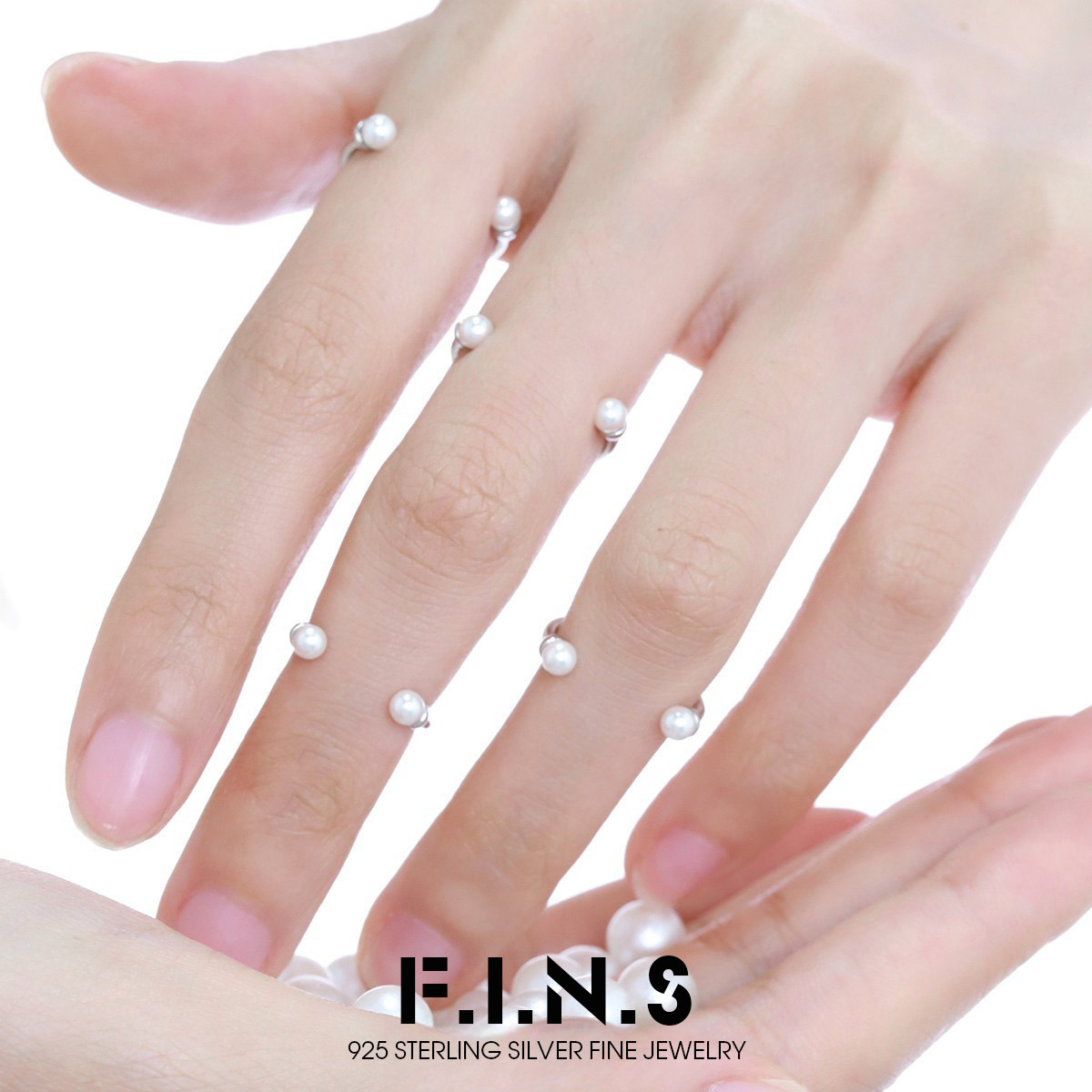 Minimalist Ring Stackable - F.I.N.S Минималистское кольцо из стерлингового серебра
