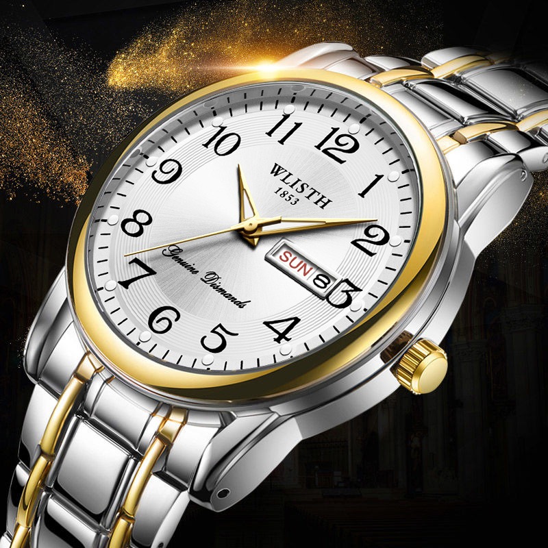 Jewelry Style Watches - Мужские кварцевые часы класса люкс, цифровые
