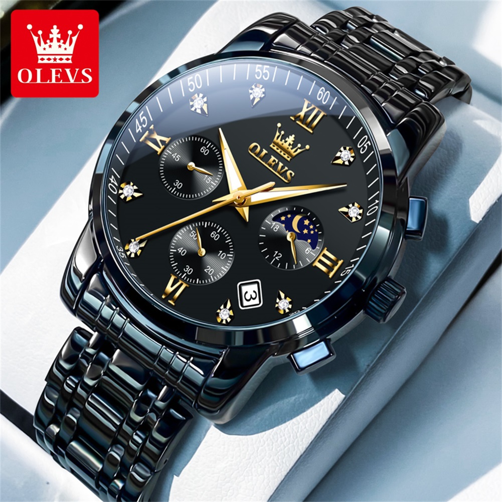 Jewelry Style Watches - OLEVS Популярные мужские часы из нержавеющей
