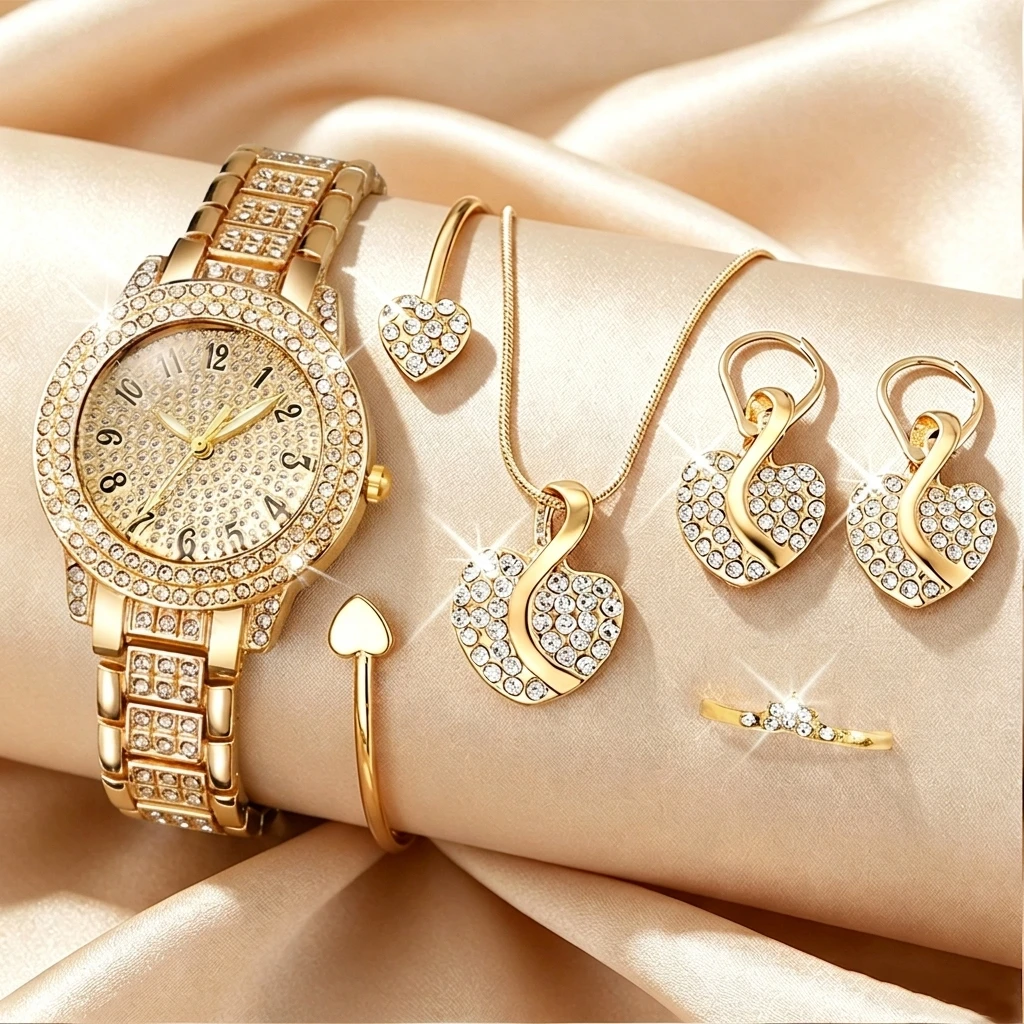 Jewelry Watches Luxury - Набор из 6 модных женских часов
