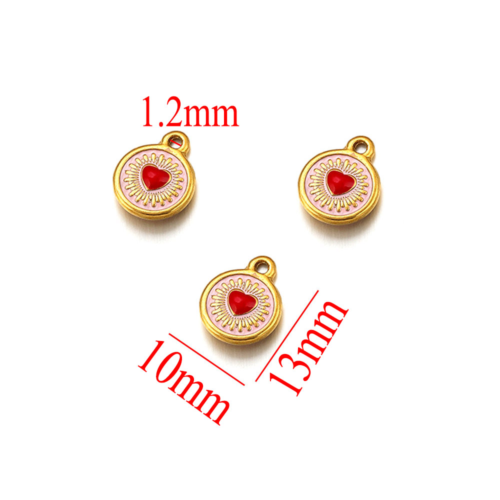5 шт. Золотые шармы из нержаве – обзор и цена Moon Star Earrings