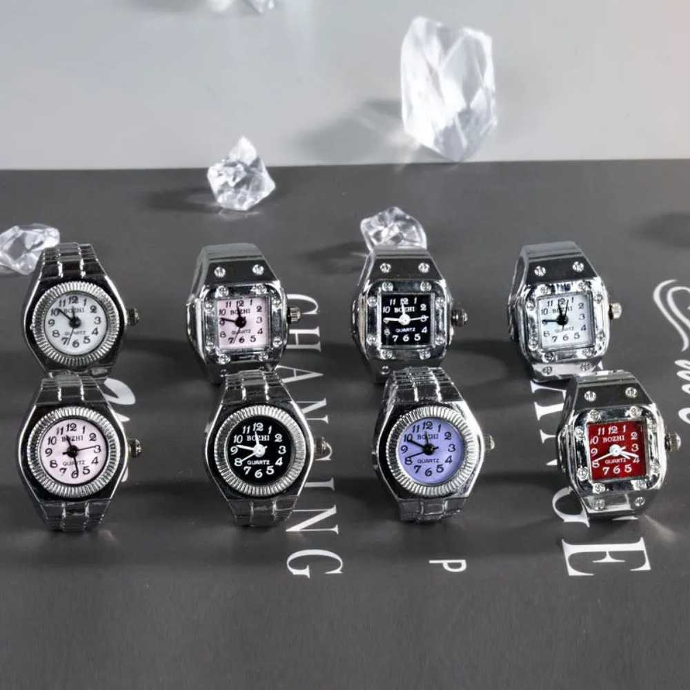 Креативные кольцевые часы с кв – обзор и цена Jewelry Watches For Men