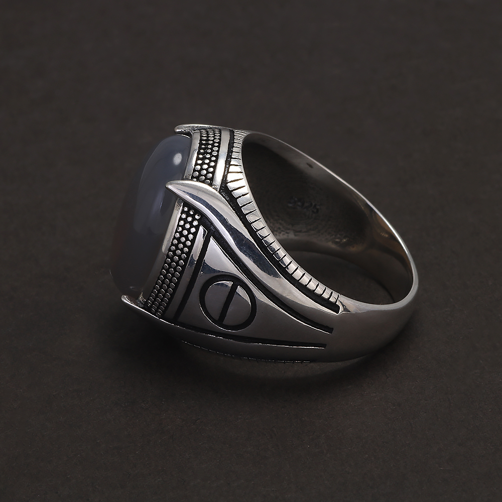 Кольцо-печатка из стерлинговог – обзор и цена Mens Signet Ring