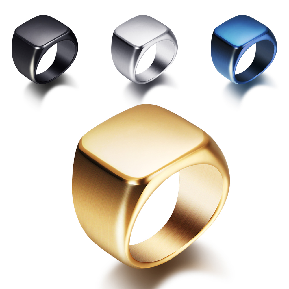 Бесплатная гравировка, новые с – обзор и цена Mens Signet Ring