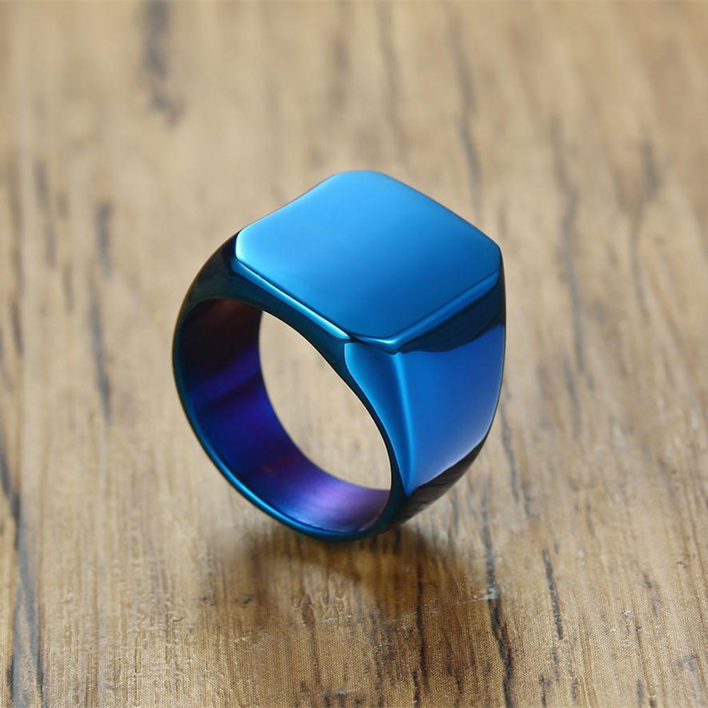 Бесплатная гравировка, новые с – обзор и цена Mens Signet Ring
