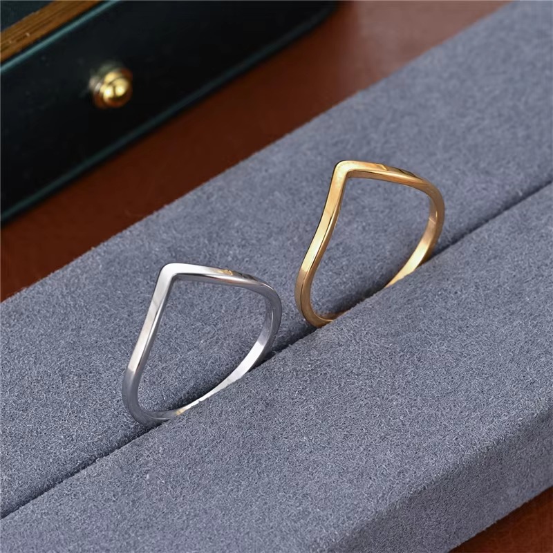 Минималистичное кольцо V-образ – обзор и цена Minimalist Ring Stackable