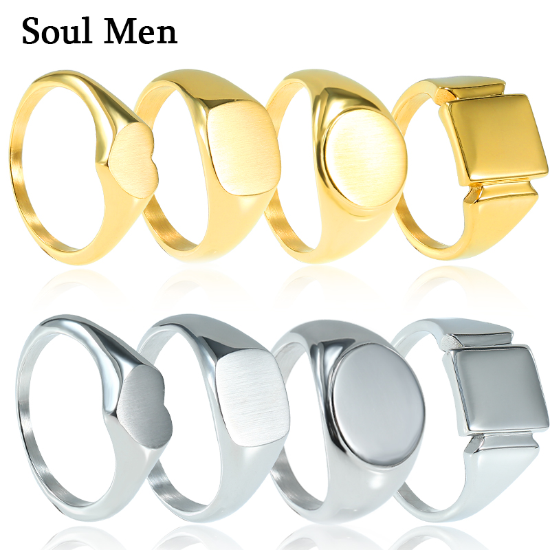Мужские кольца Soul из титанов – обзор и цена Mens Signet Ring