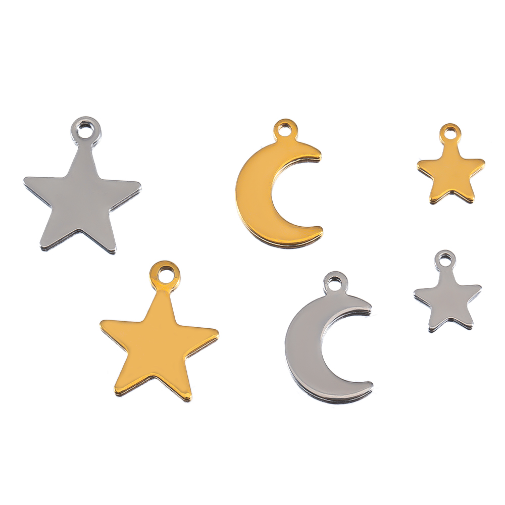20 шт., ожерелье из нержавеюще – обзор и цена Moon Star Earrings