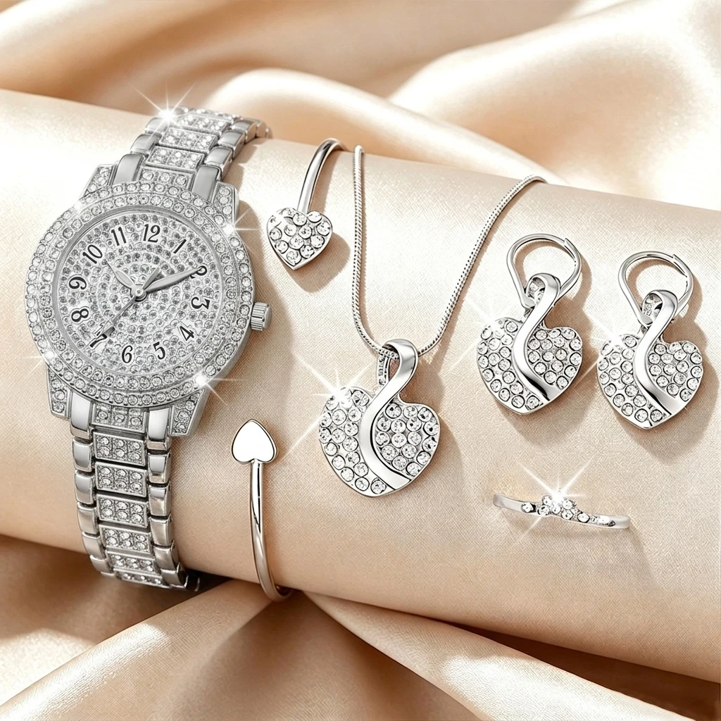 Набор из 6 модных женских часо – обзор и цена Jewelry Watches Luxury