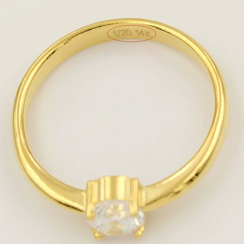 Кольцо из позолоченного золота – обзор и цена Minimalist Ring Stackable