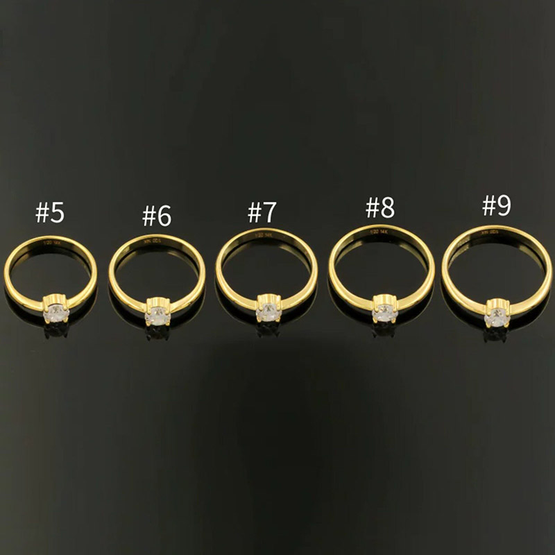 Кольцо из позолоченного золота – обзор и цена Minimalist Ring Stackable