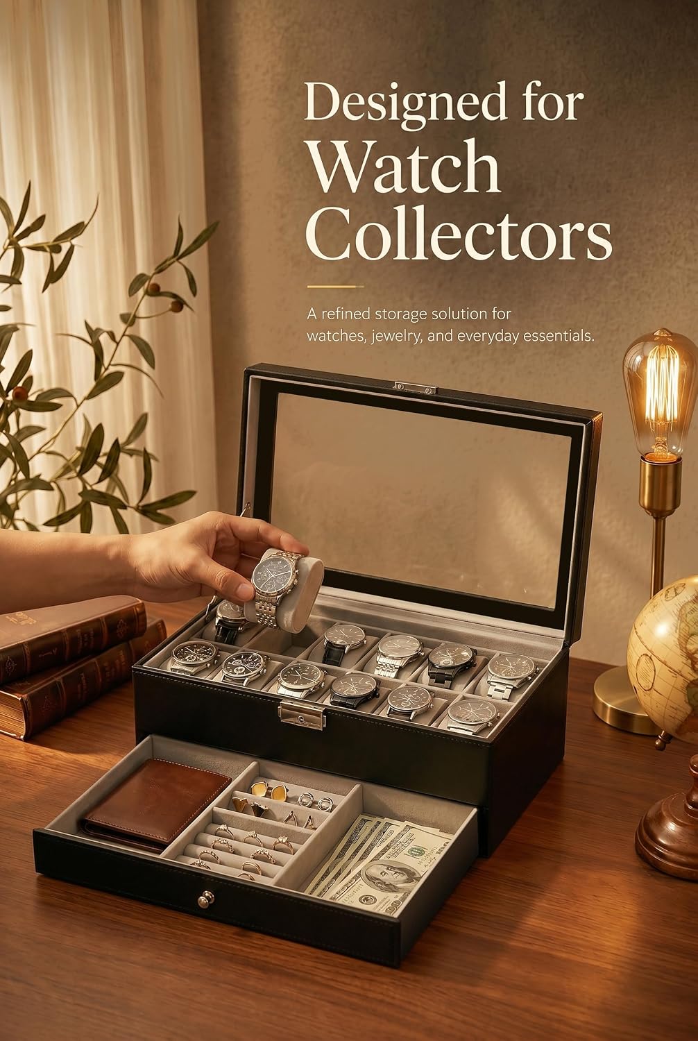 Органайзер для часов для мужчи – обзор и цена Jewelry Watches For Men