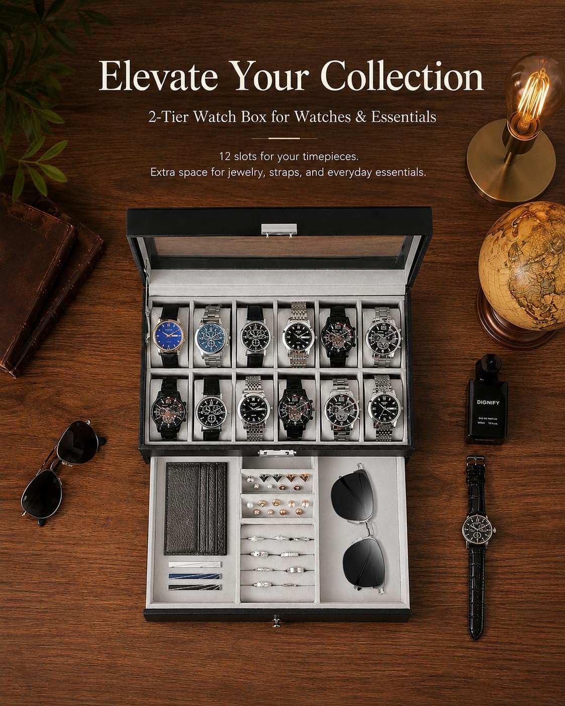 Органайзер для часов для мужчи – обзор и цена Jewelry Watches For Men
