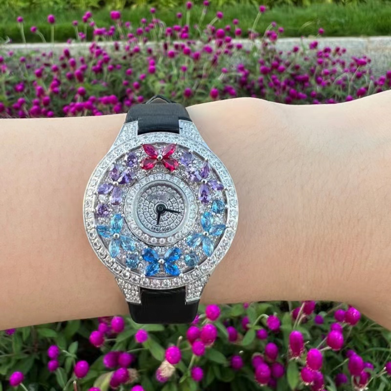Роскошные красочные женские ча – обзор и цена Jewels In Quartz Watches