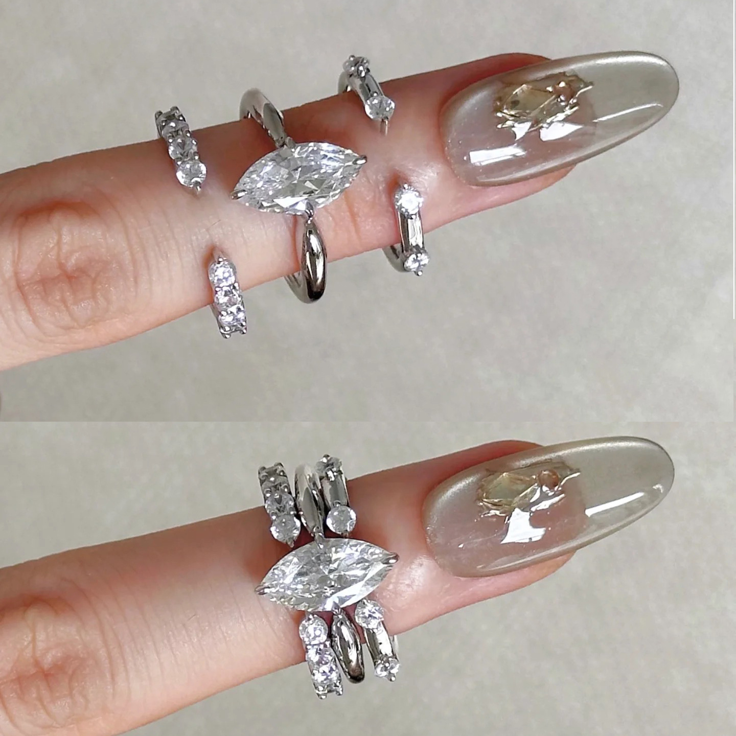 Минималистичные кольца «три в  – обзор и цена Minimalist Ring Stackable