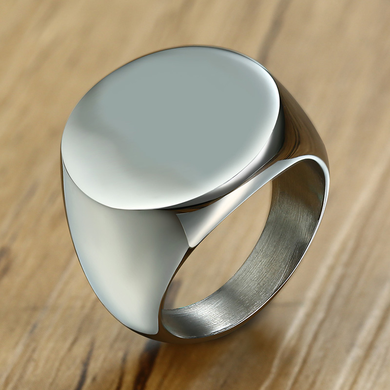 Мужское кольцо с гравировкой б – обзор и цена Mens Signet Ring